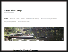 Tablet Screenshot of katesfishcamp.com